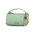 Mario Valentino Verde Polyurethane Women's Bag with Pocket and Compartments