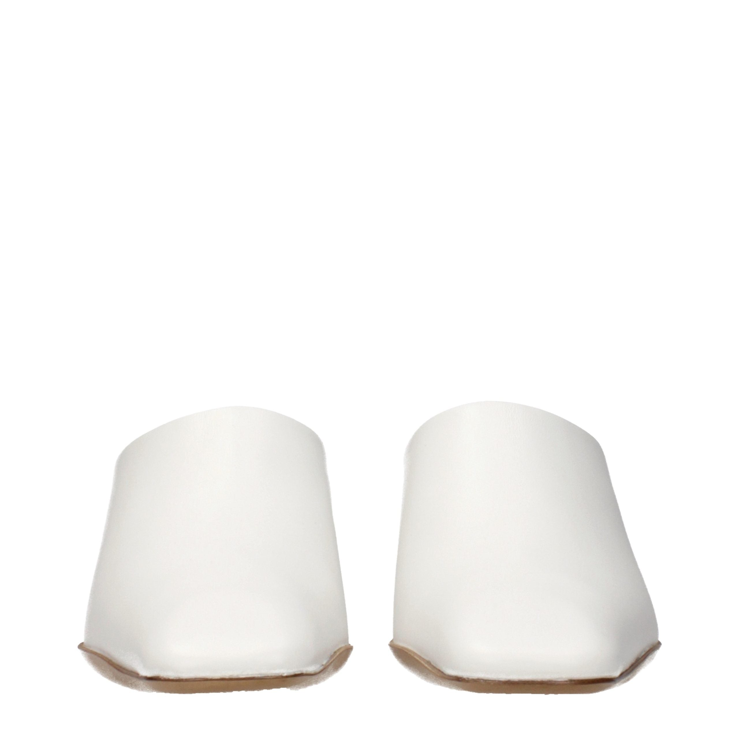 Jil Sander Blue Leather Slippers