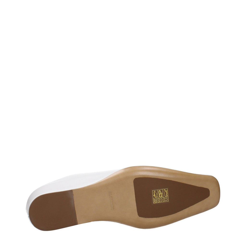 Jil Sander Blue Leather Slippers