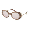Gafas de sol de acetato beige Max Mara