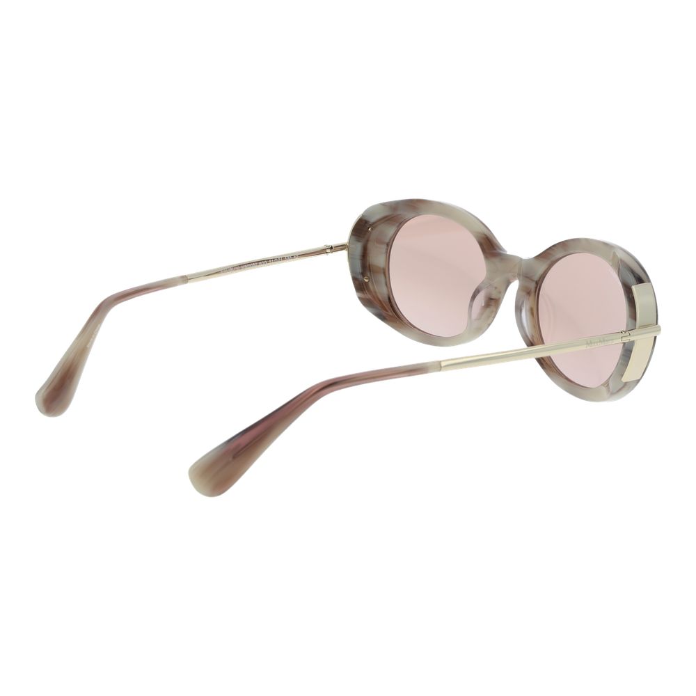 Gafas de sol de acetato beige Max Mara