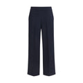 Pantalones casuales de poliéster azules Avenue Montaigne