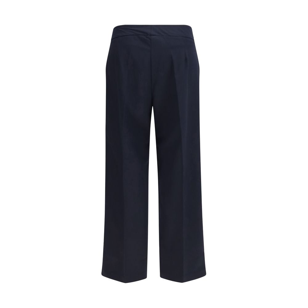 Pantalones casuales de poliéster azules Avenue Montaigne