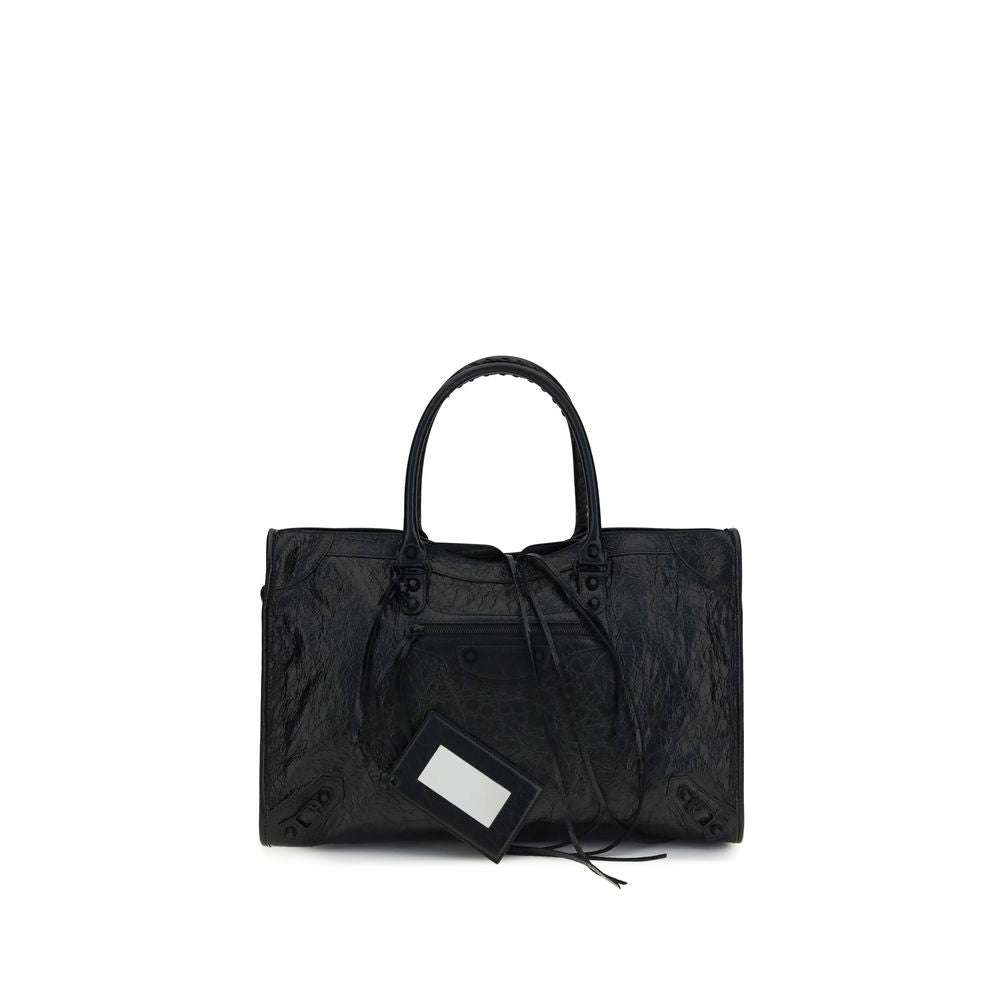 Bolso Balenciaga negro de piel de cordero Ovis Aries Aries