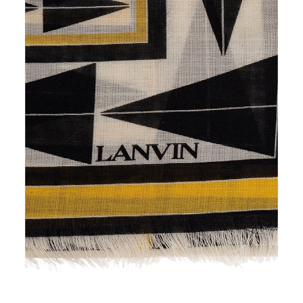 Bufanda bicolor de lana Lanvin