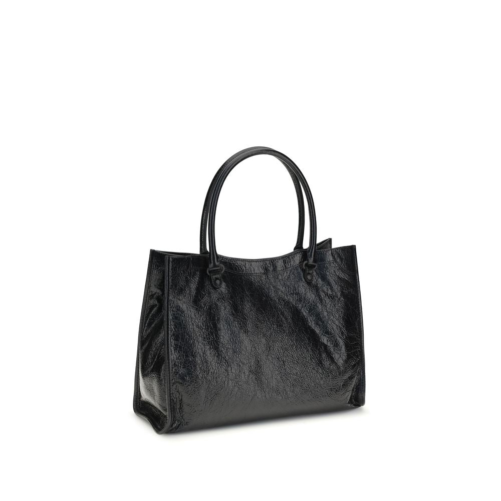 Balenciaga Black Lamb Ovis Aries Aries Shoulder Bag
