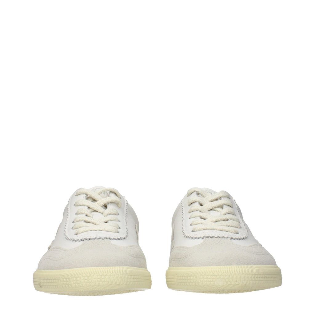 Veja Blue Leather Low Top Sneakers