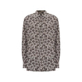 Camisa Tom Ford Bicolor de Algodón Estampado