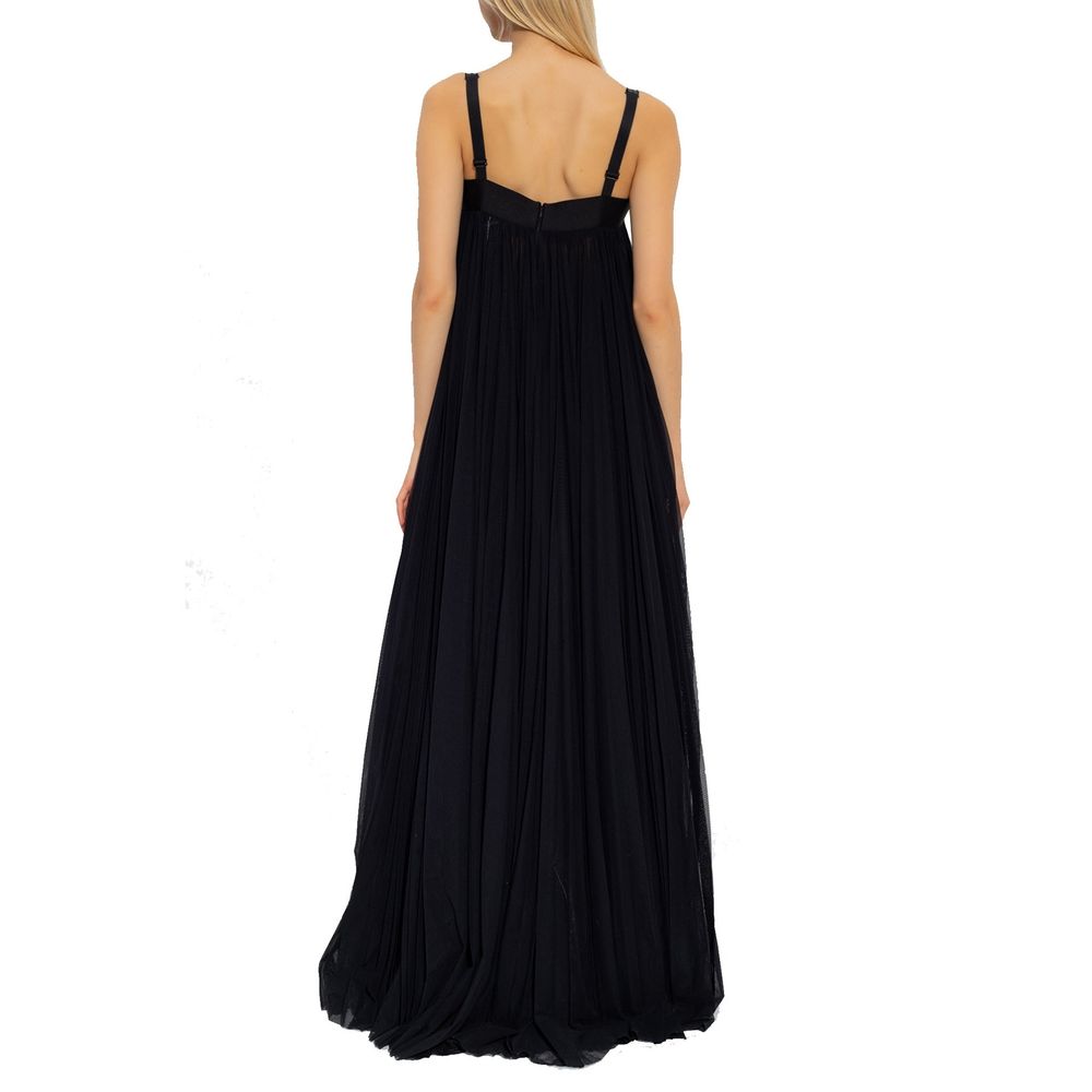 Dolce & Gabbana Black Cotton Casual Dress