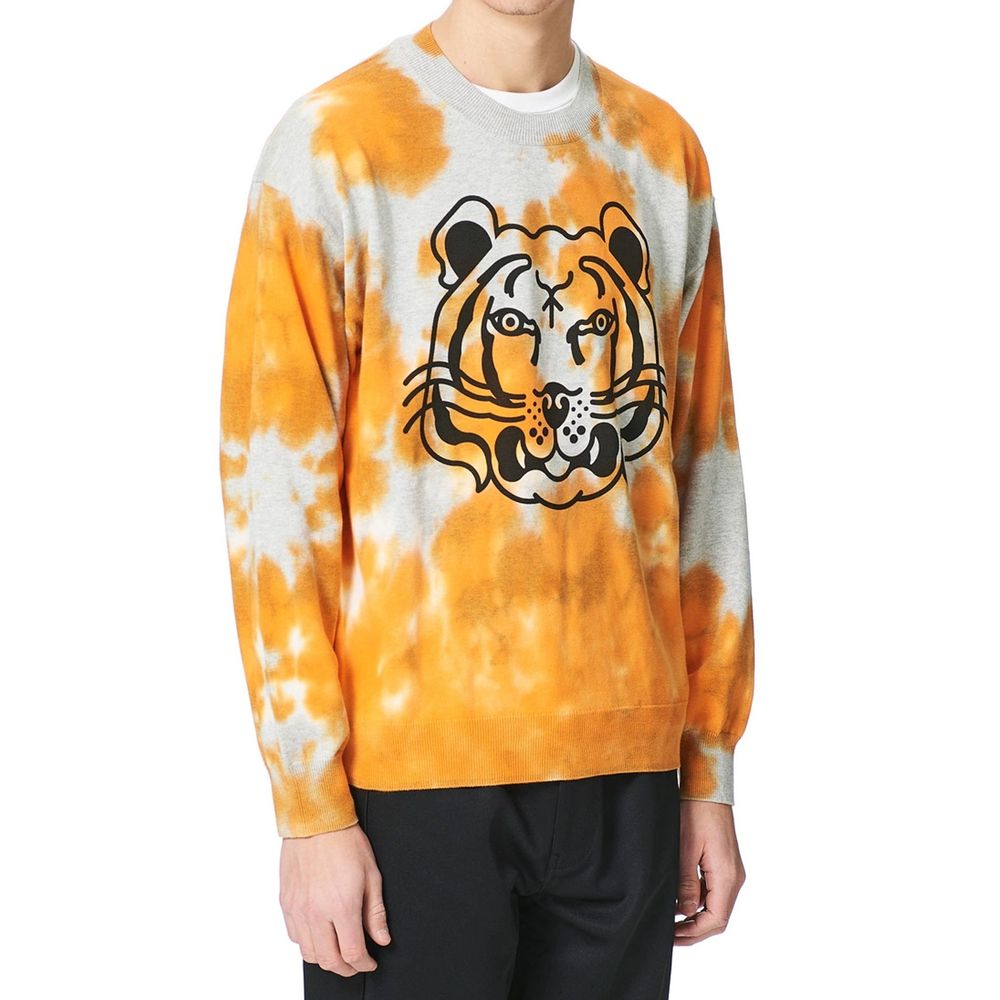 Sudadera Kenzo de algodón naranja