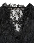 Dolce & Gabbana Black Lace A-line Long Evening Gown Dress