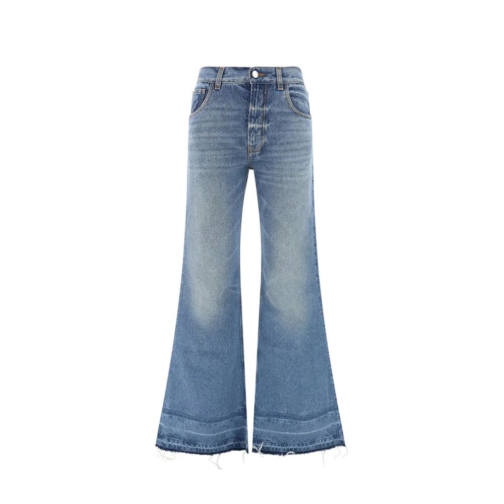 Vaqueros bootcut de algodón azul Chloé