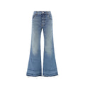 Vaqueros bootcut de algodón azul Chloé