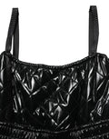 Dolce & Gabbana Black Sleeveless Romper Jumpsuit Dress