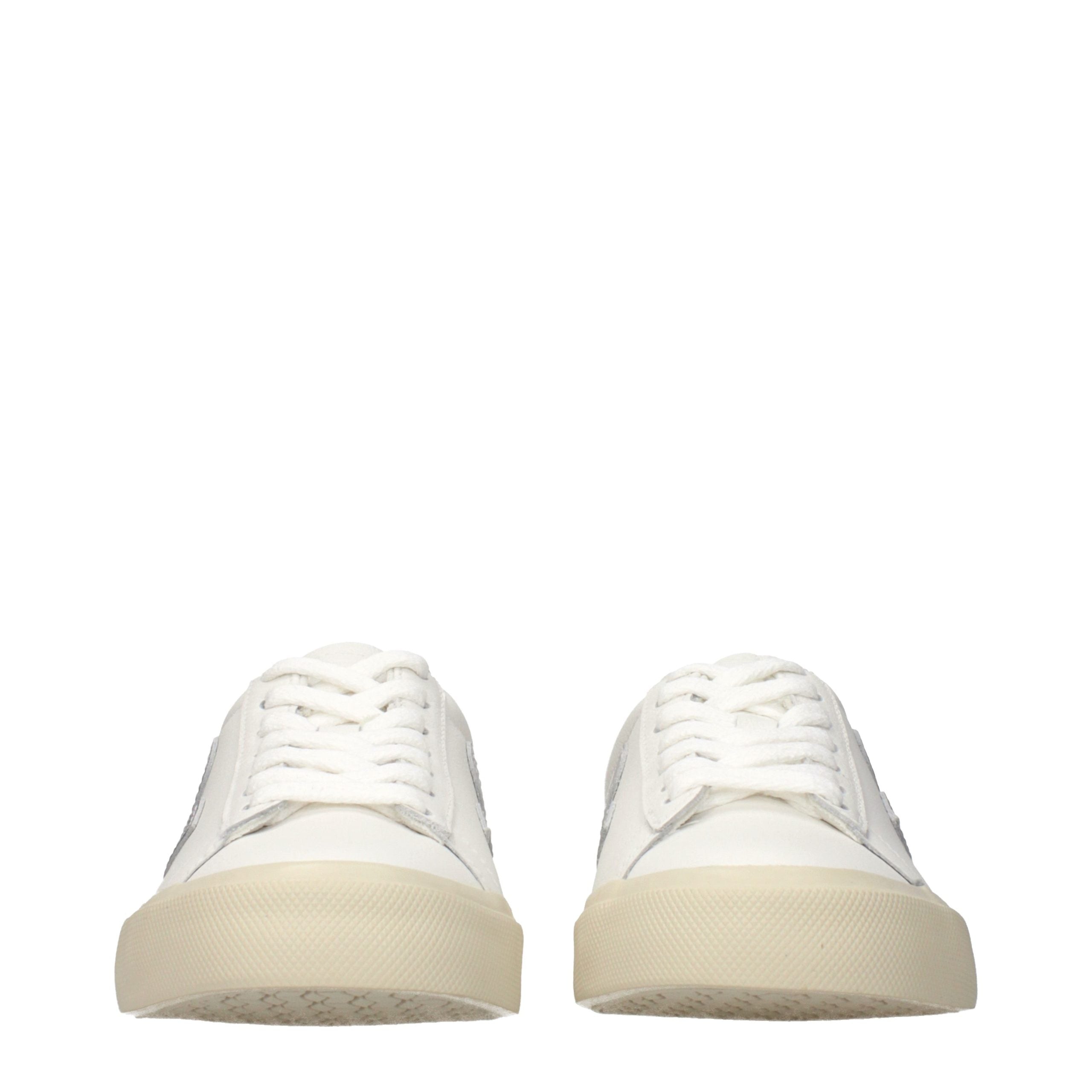 Veja Blue Leather Low Top Sneakers