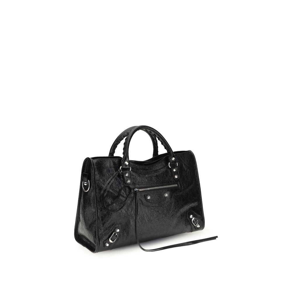 Bolso de Hombro Balenciaga Negro Cordero Ovis Aries Aries