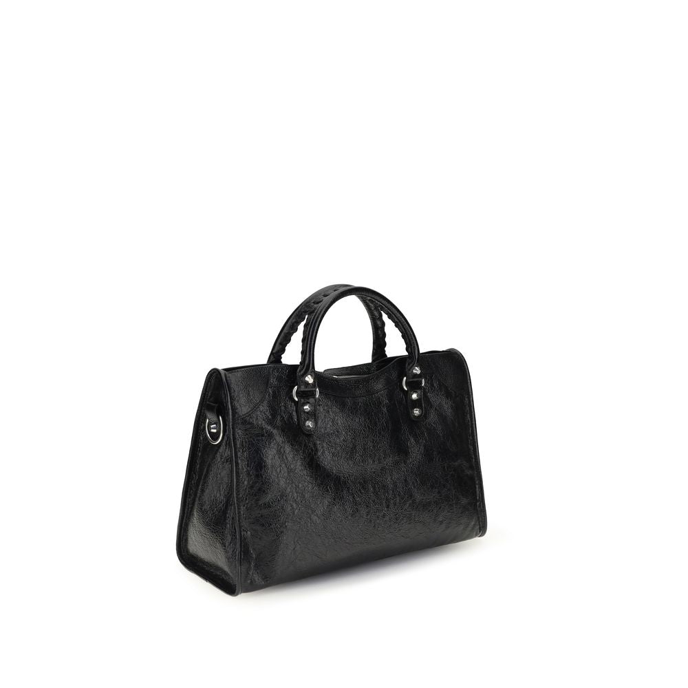 Bolso de Hombro Balenciaga Negro Cordero Ovis Aries Aries