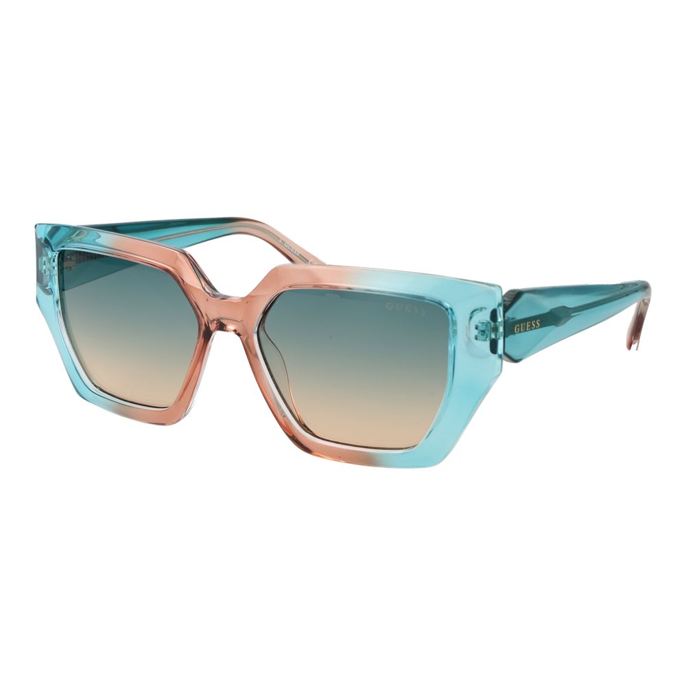 Gafas de sol de plástico turquesa Guess