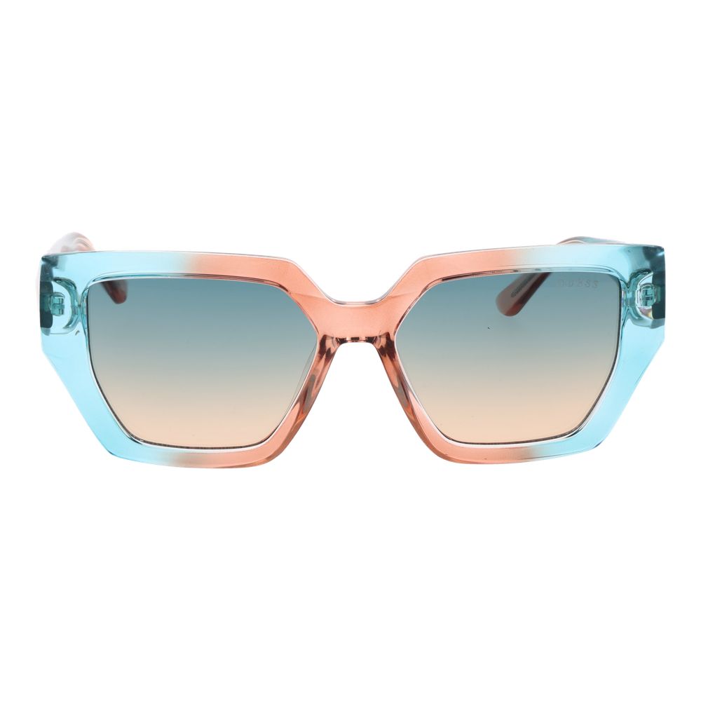 Gafas de sol de plástico turquesa Guess