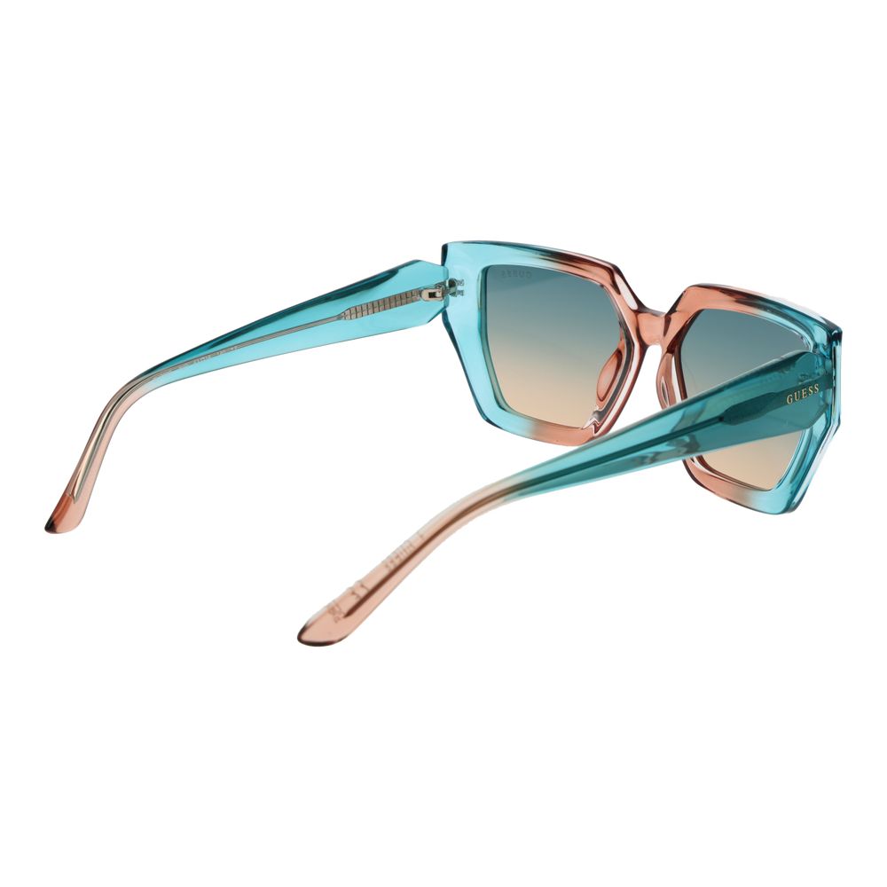 Gafas de sol de plástico turquesa Guess