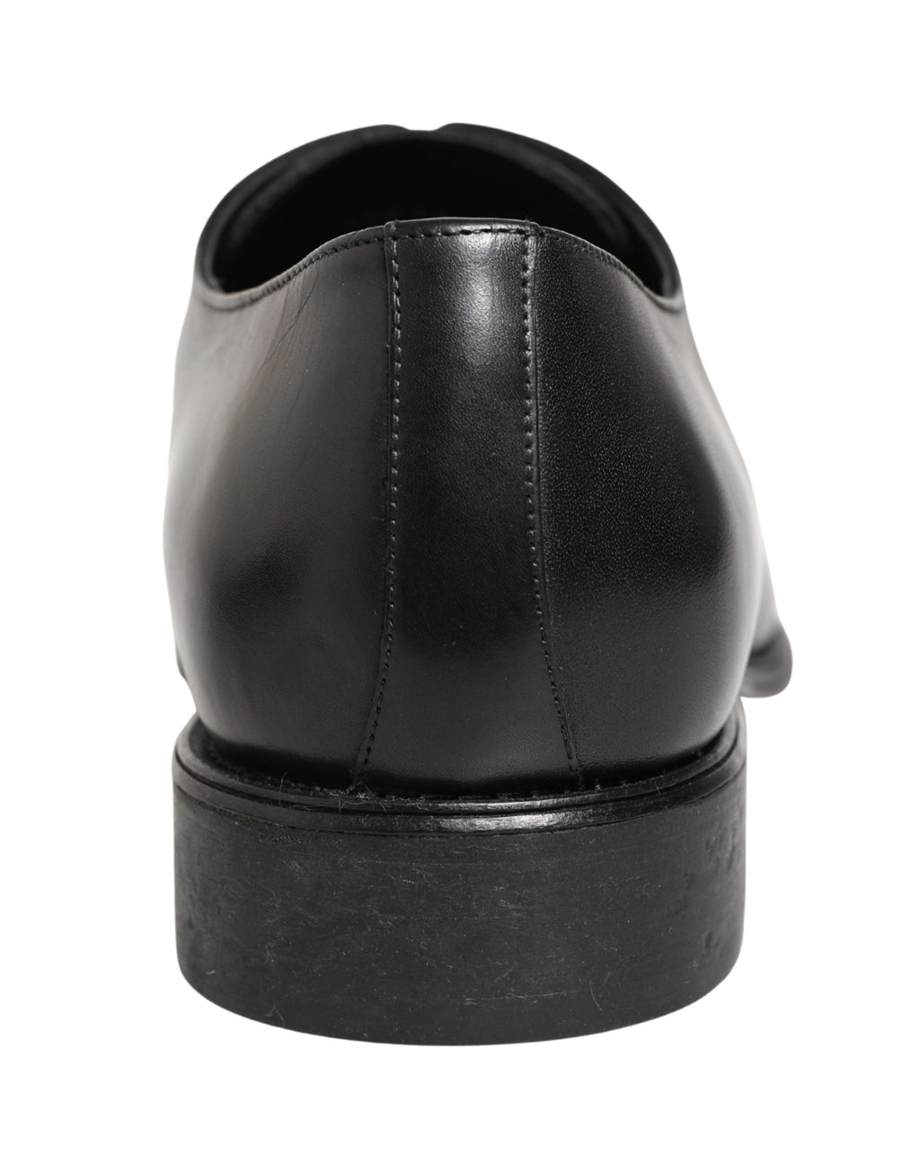 Zapatos de vestir tipo derby para hombre de piel de becerro negra Dolce & Gabbana