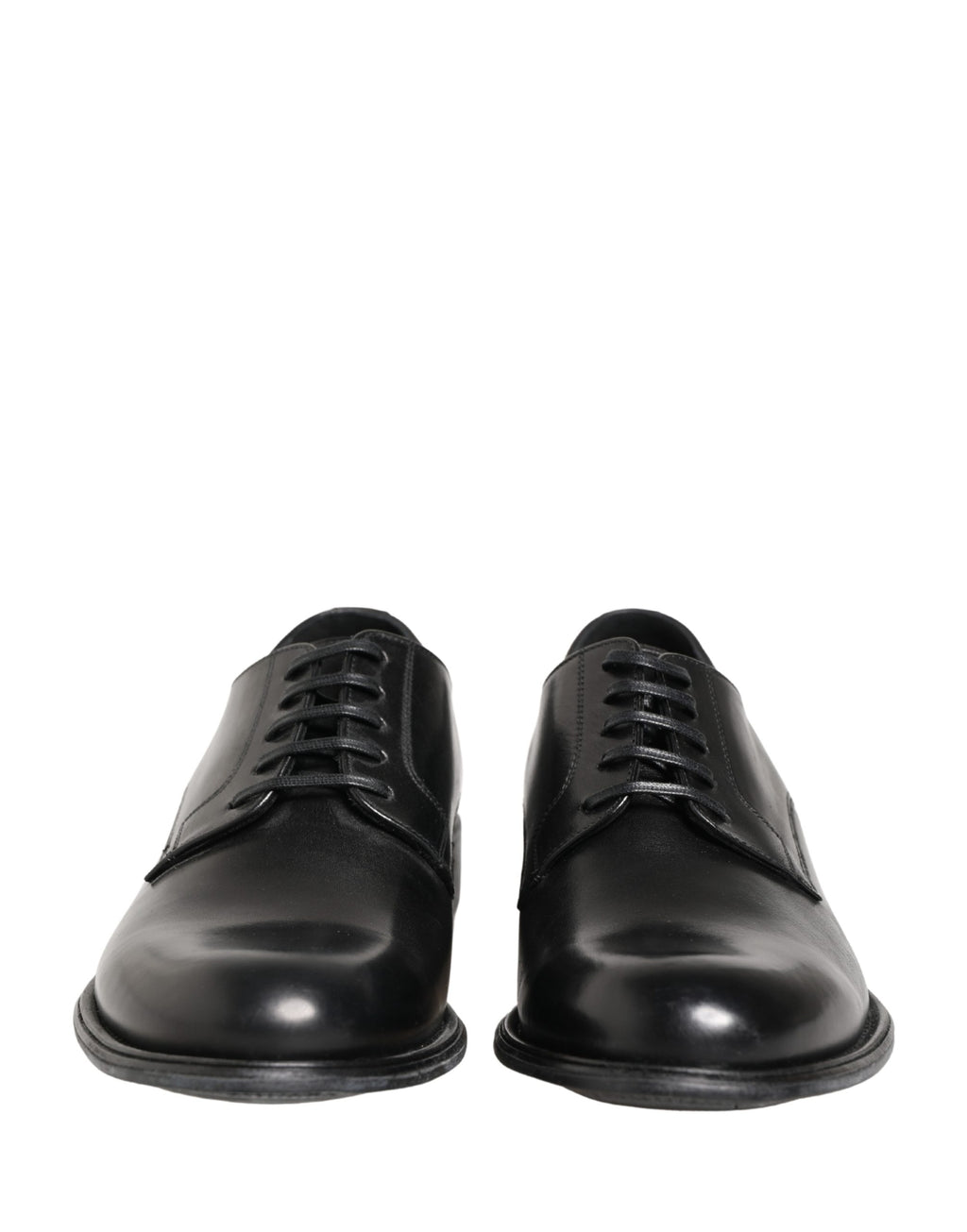 Zapatos de vestir tipo derby para hombre de piel de becerro negra Dolce & Gabbana