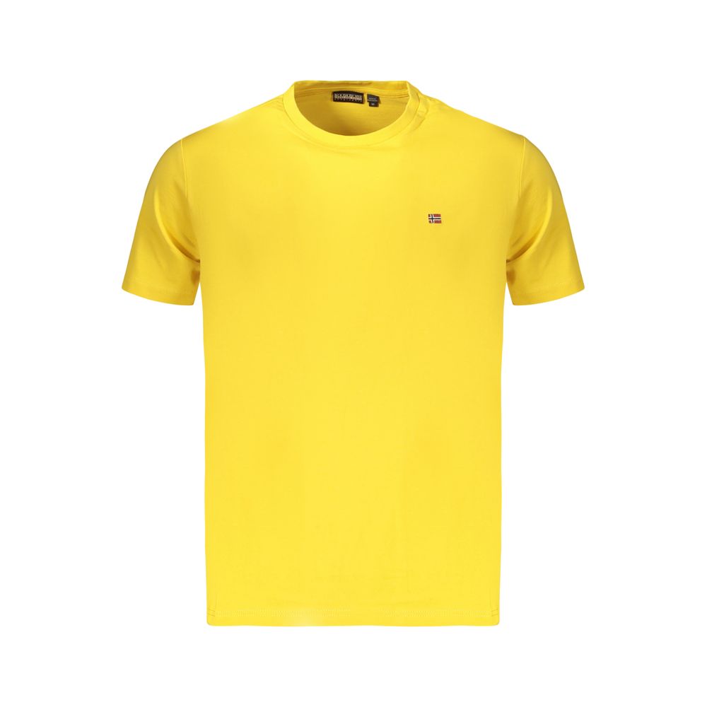 Camiseta de hombre de algodón Giallo de Napapijri