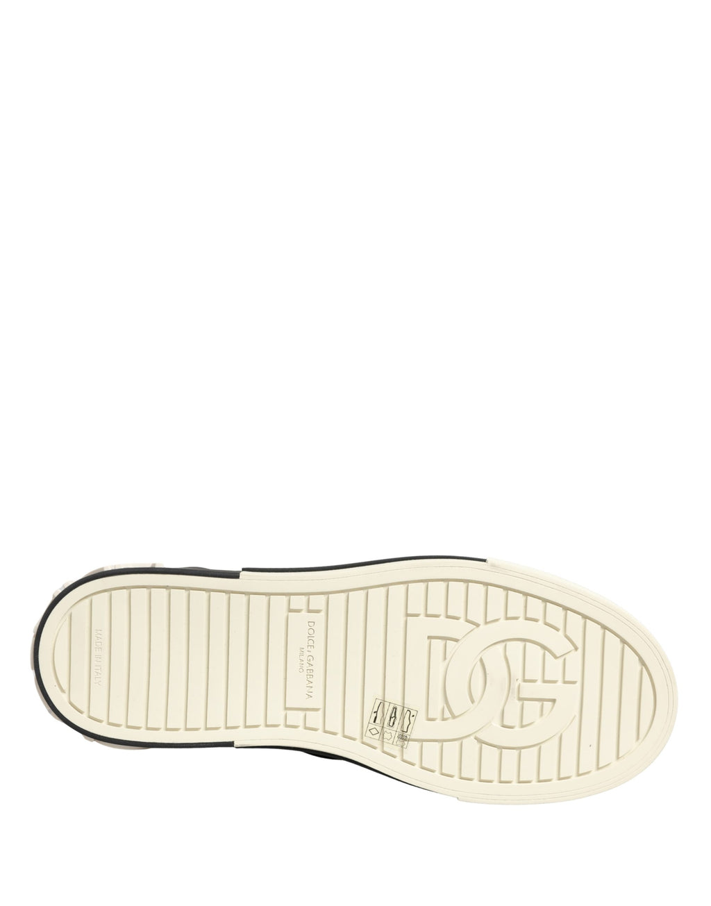 Dolce & Gabbana Zapatillas Bajas Acolchadas Negras Sin Cordones