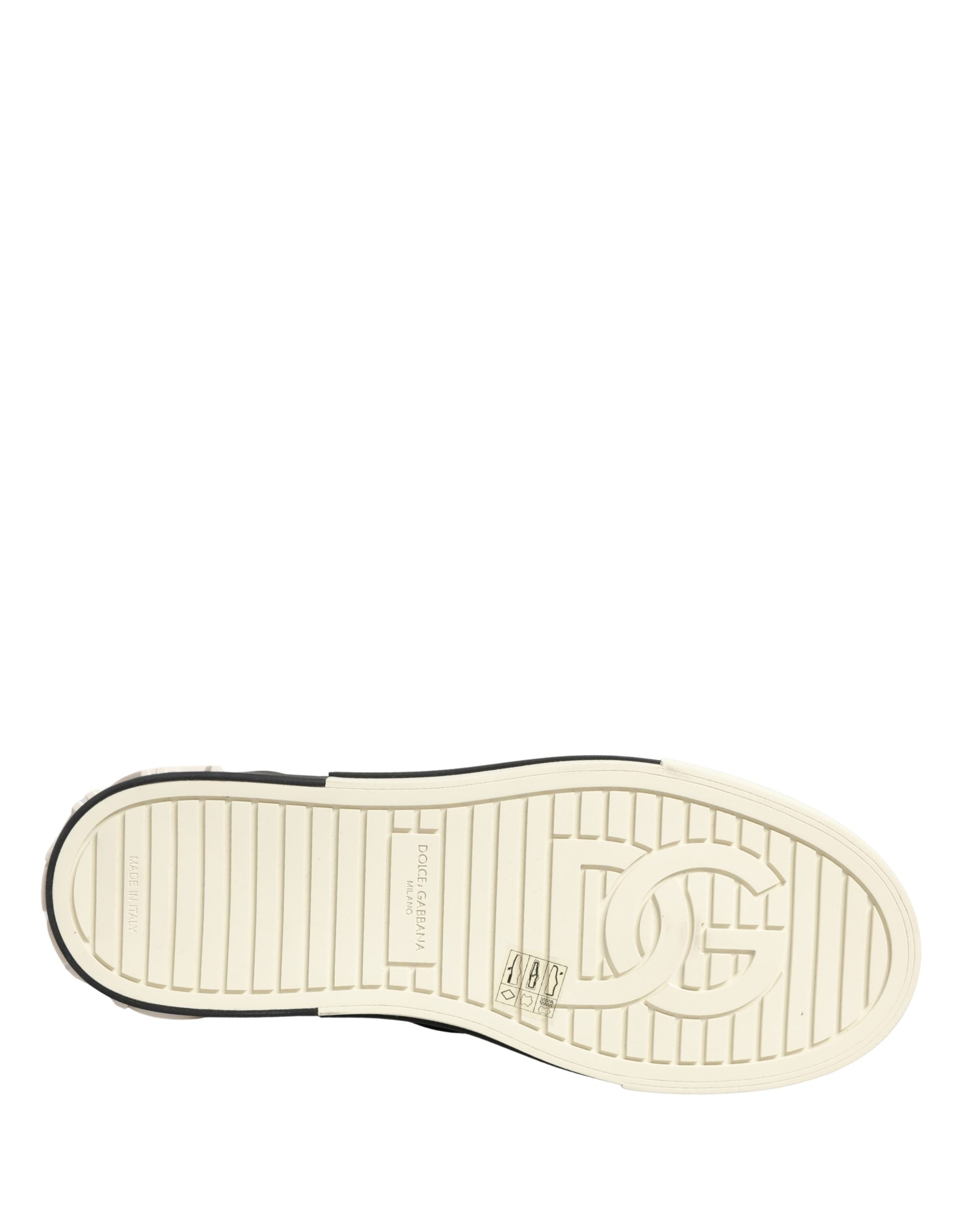 Dolce & Gabbana Zapatillas Bajas Acolchadas Negras Sin Cordones