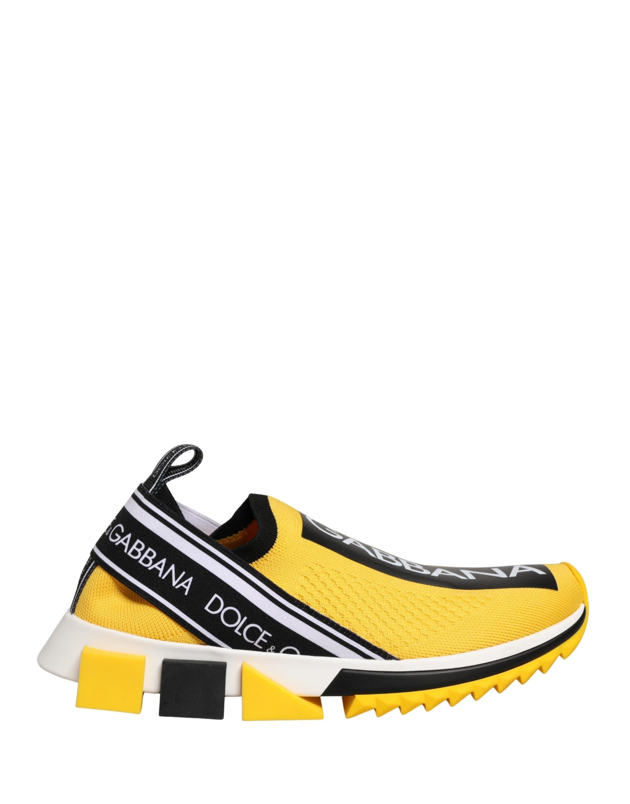 Zapatillas bajas Dolce & Gabbana Sorrento de color amarillo sin cordones