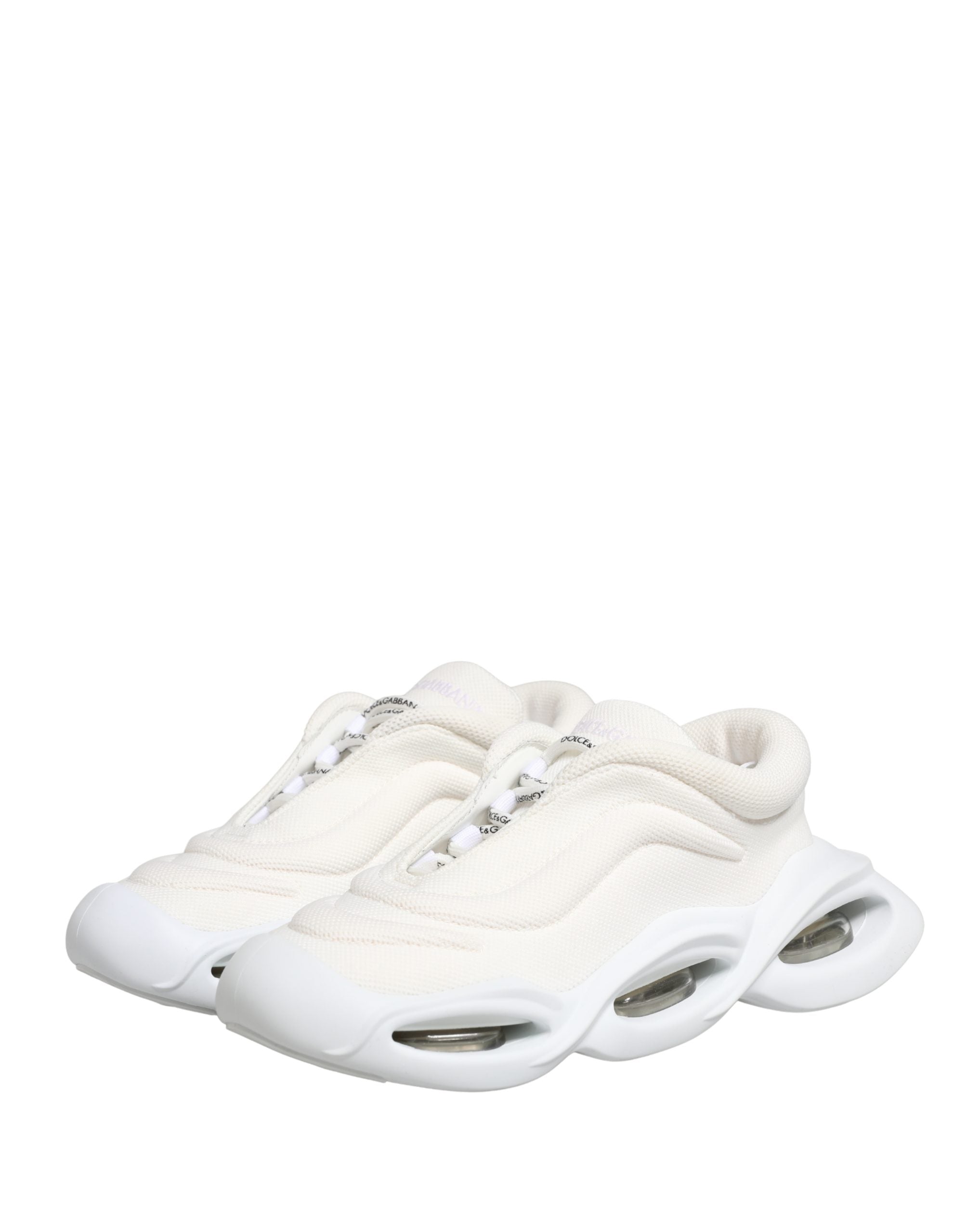 Zapatillas bajas blancas sin cordones Dolce & Gabbana Wave