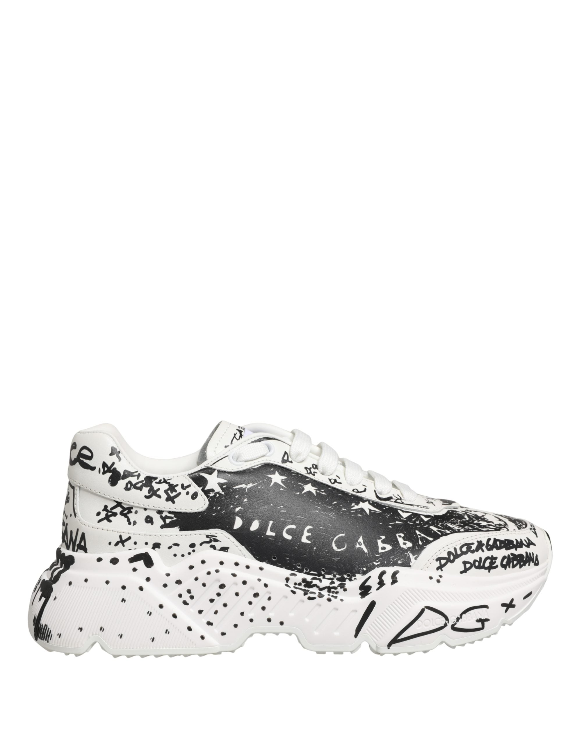 Zapatillas bajas Dolce & Gabbana Daymaster Graffiti blancas