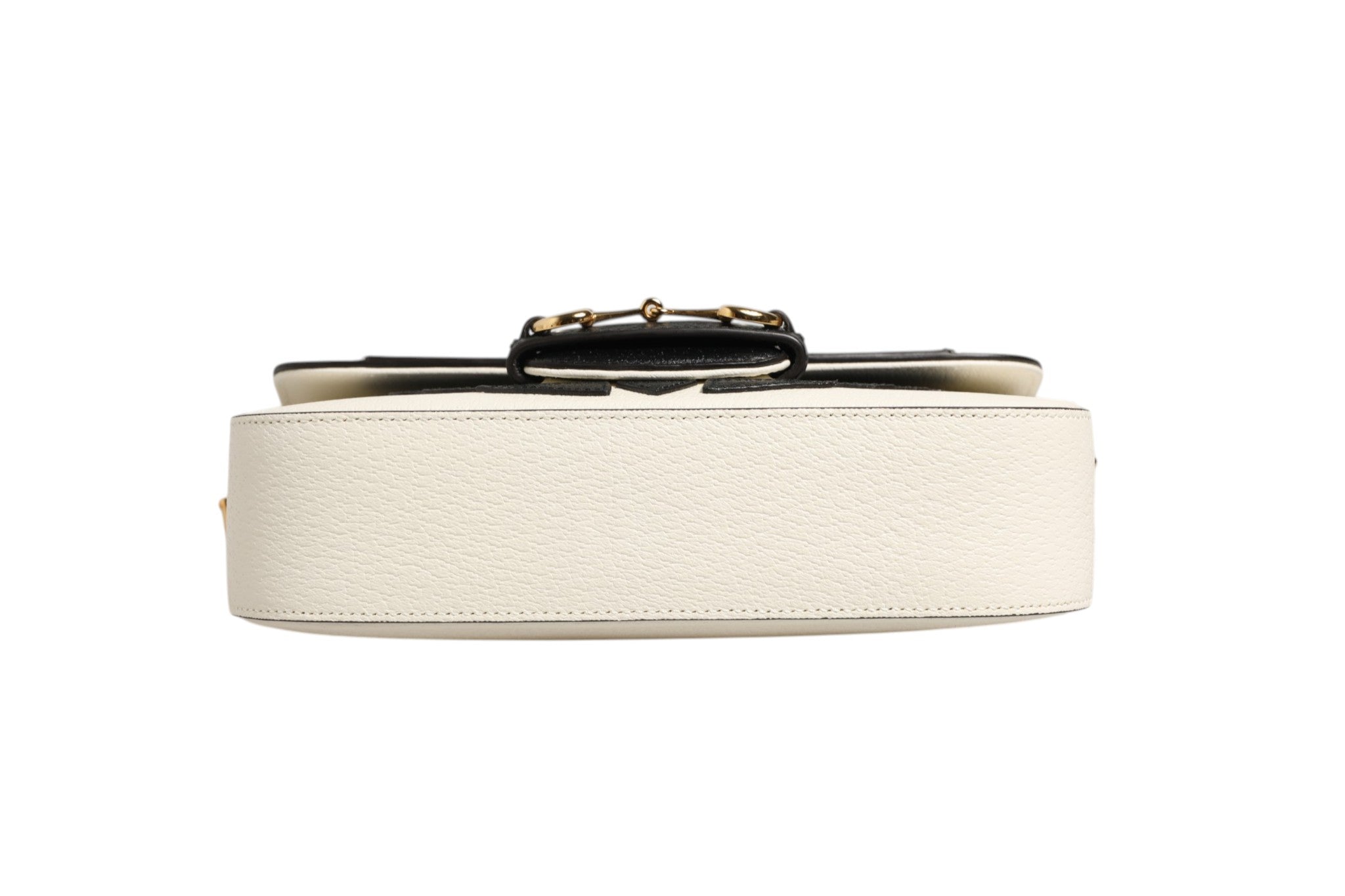 Bolso de hombro Gucci x Adidas Horsebit 1955 Negro/Blanco