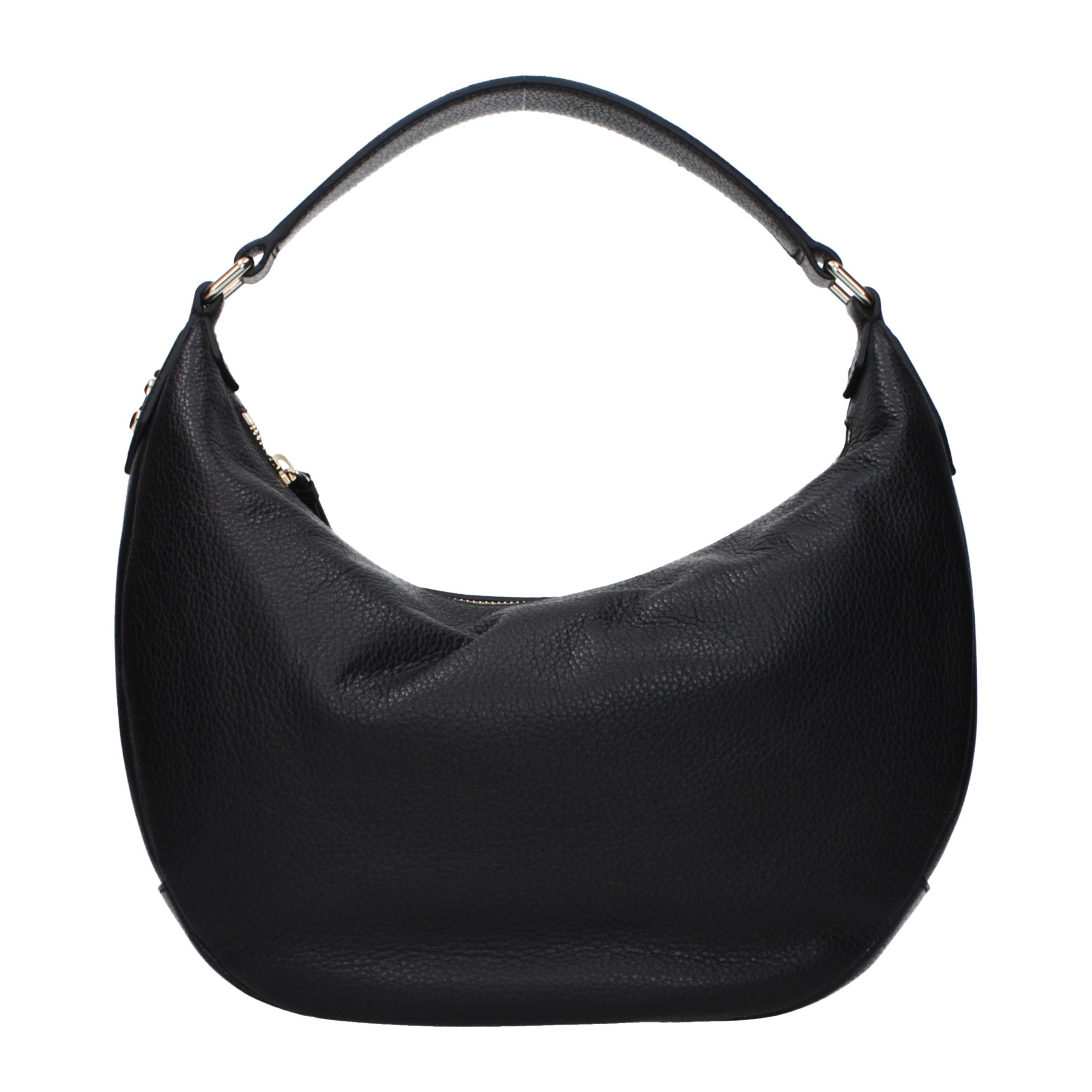 Bolso de hombro Jimmy Choo de cuero negro