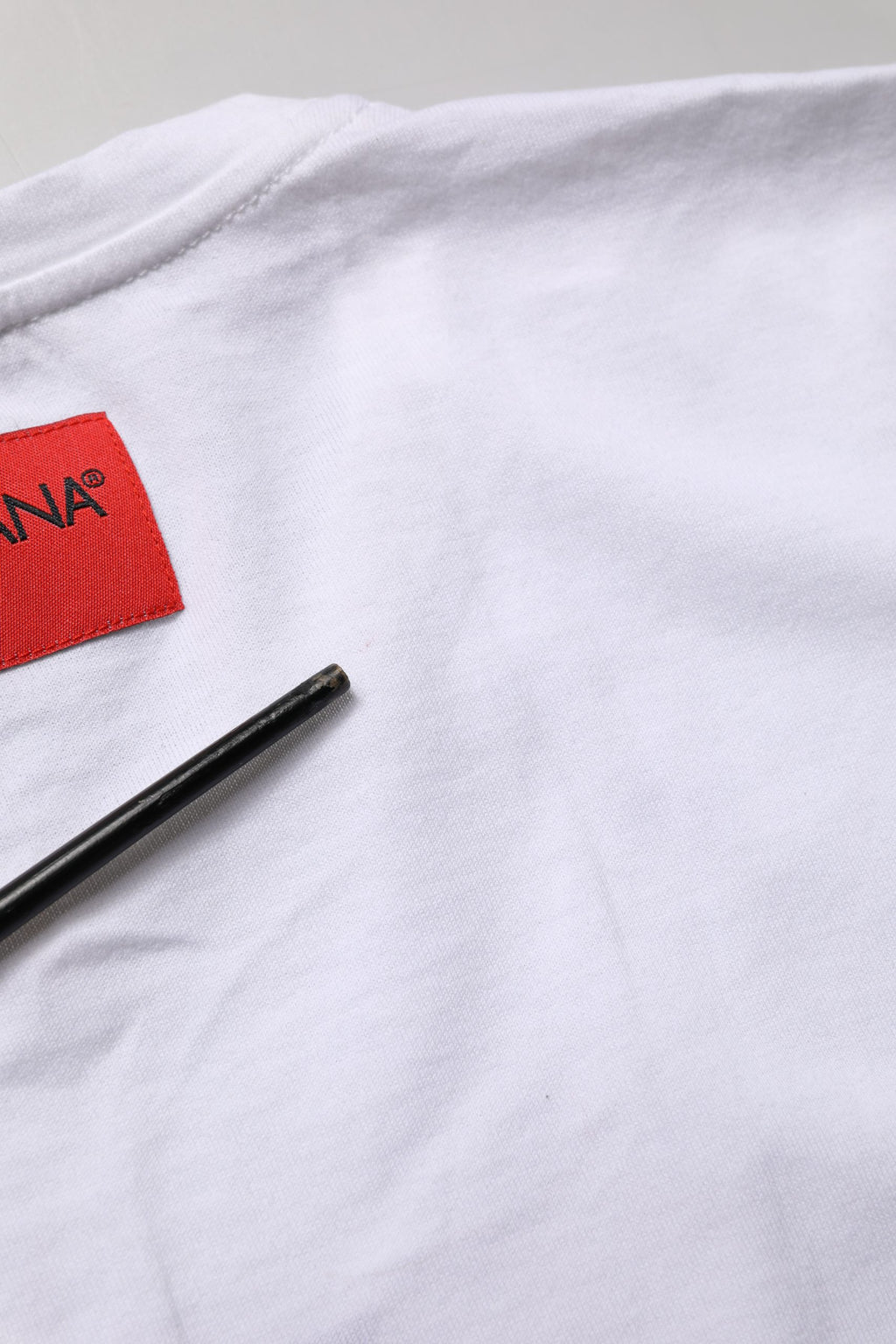 Dolce & Gabbana Camiseta de manga corta con cuello redondo y estampado floral blanco