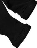 Dolce & Gabbana Black Sheer Nylon Thigh High Stockings Socks