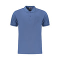 Rifle Blue Cotton Mens Polo Shirt