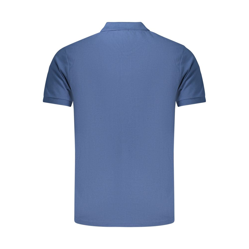 Rifle Blue Cotton Mens Polo Shirt