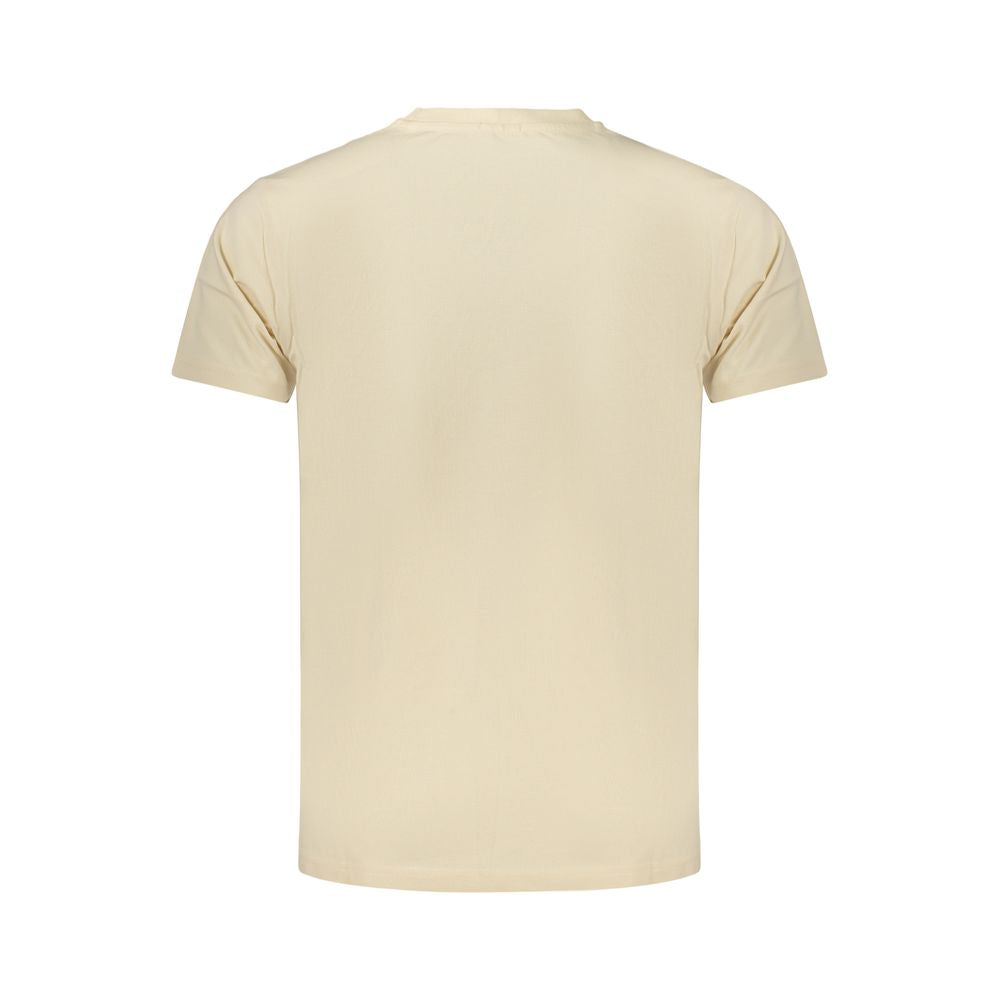 Rifle Beige Cotton Mens T-Shirt