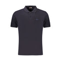 Rifle Blue Cotton Men's Polo