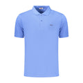 Rifle Blue Cotton Men's Polo