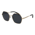 Gafas de sol Polaroid de metal dorado