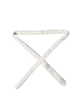 Dolce & Gabbana Off White Solid 100% Silk Adjustable Men Tied Necktie Tie