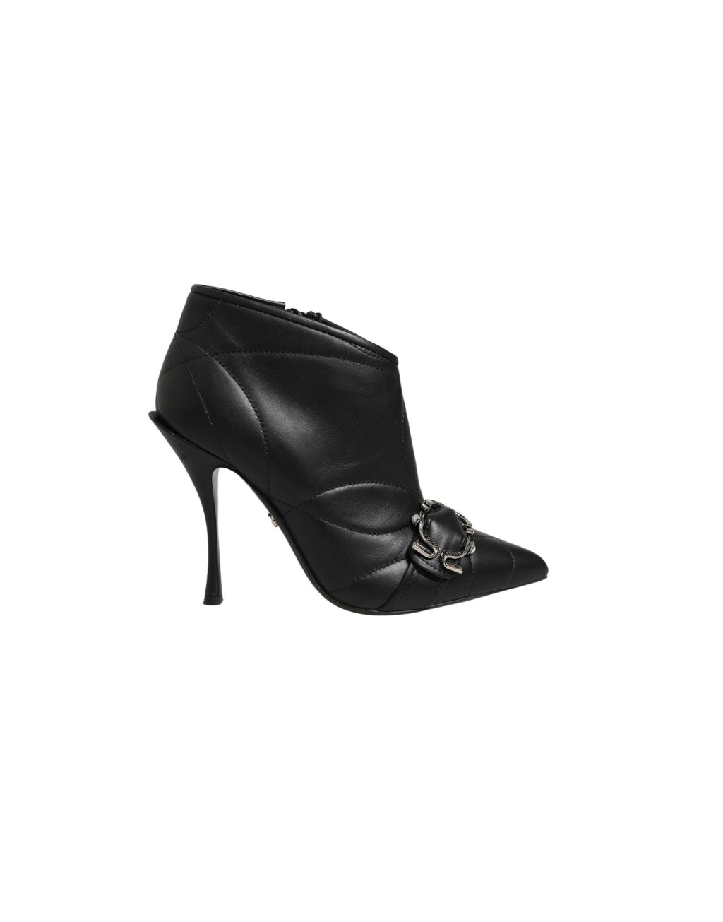 Botas Dolce & Gabbana Devotion acolchadas negras con hebillas