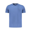 Coveri Moving Blue Cotton Mens T-Shirt