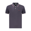 Coveri Moving Blue Cotton Men's Polo Shirt