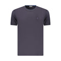 Coveri Moving Blue Cotton Mens TShirt