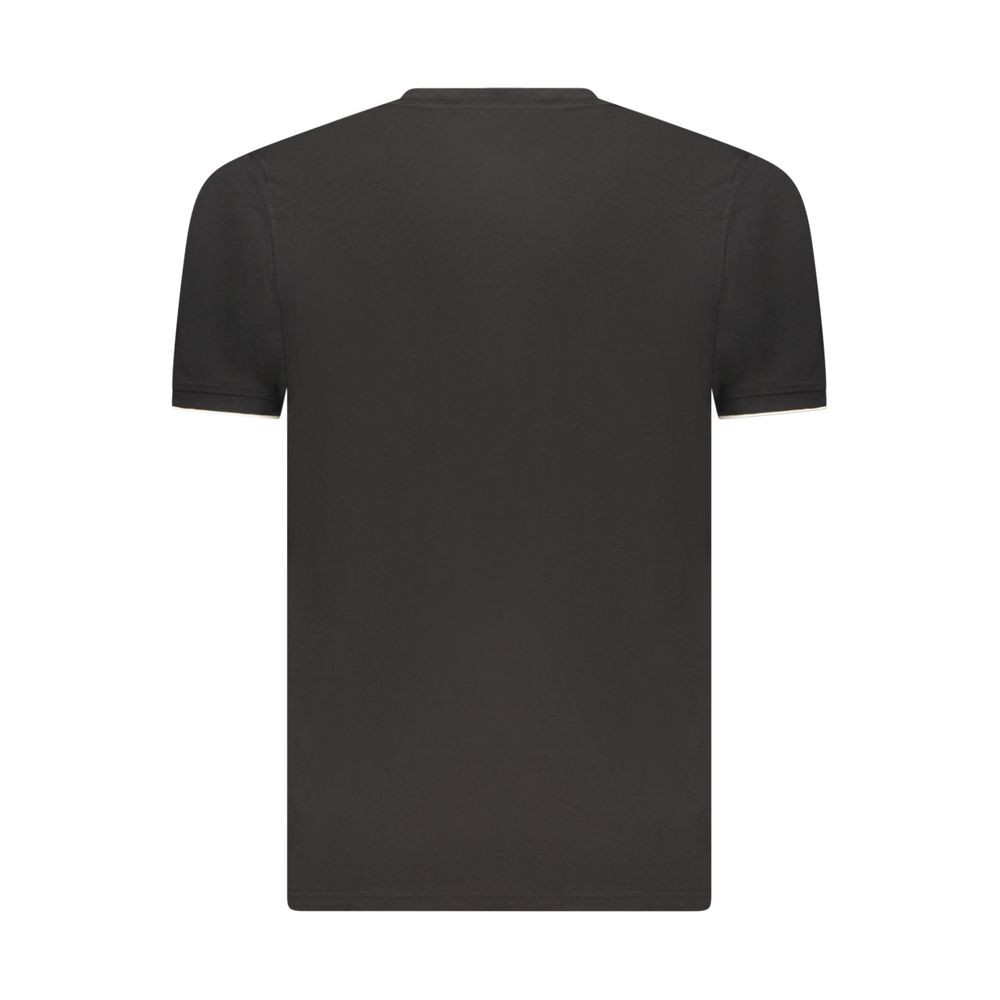 Coveri Moving Black Cotton Mens T-Shirt