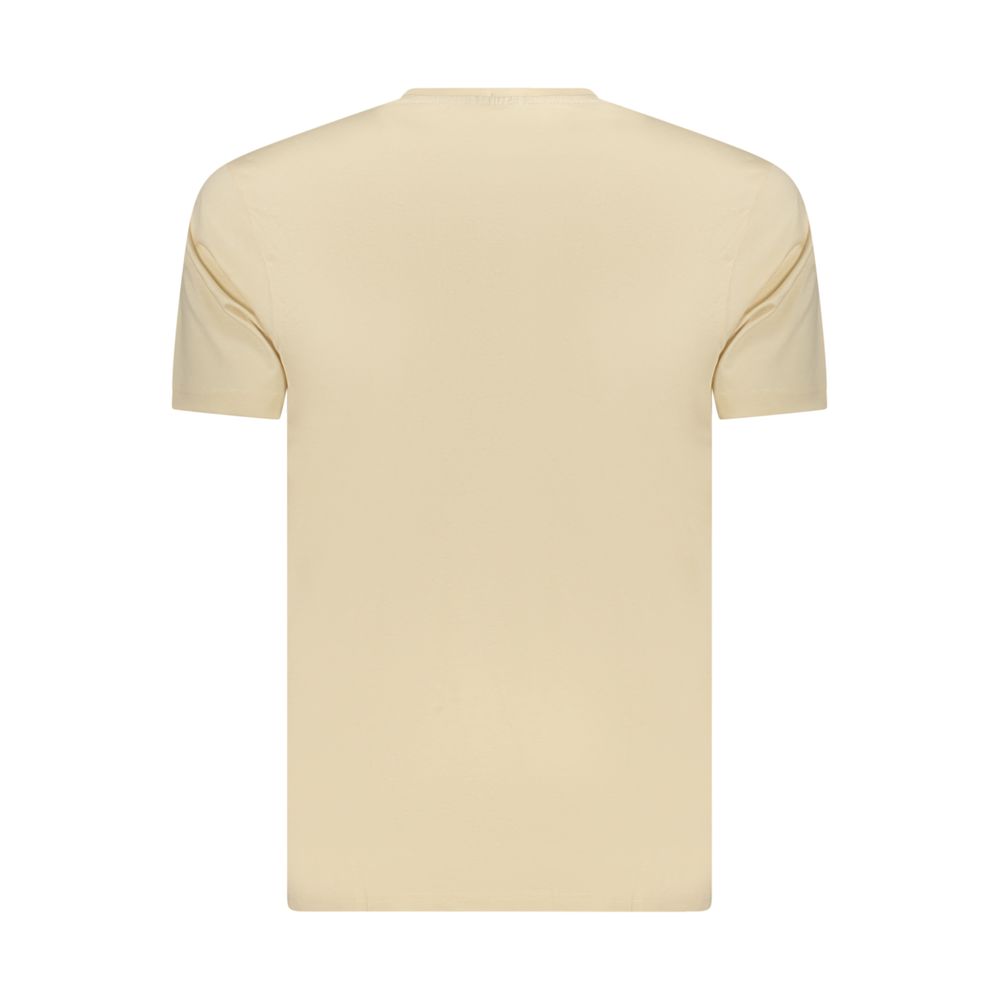 Coveri Moving Beige Cotton T-Shirt