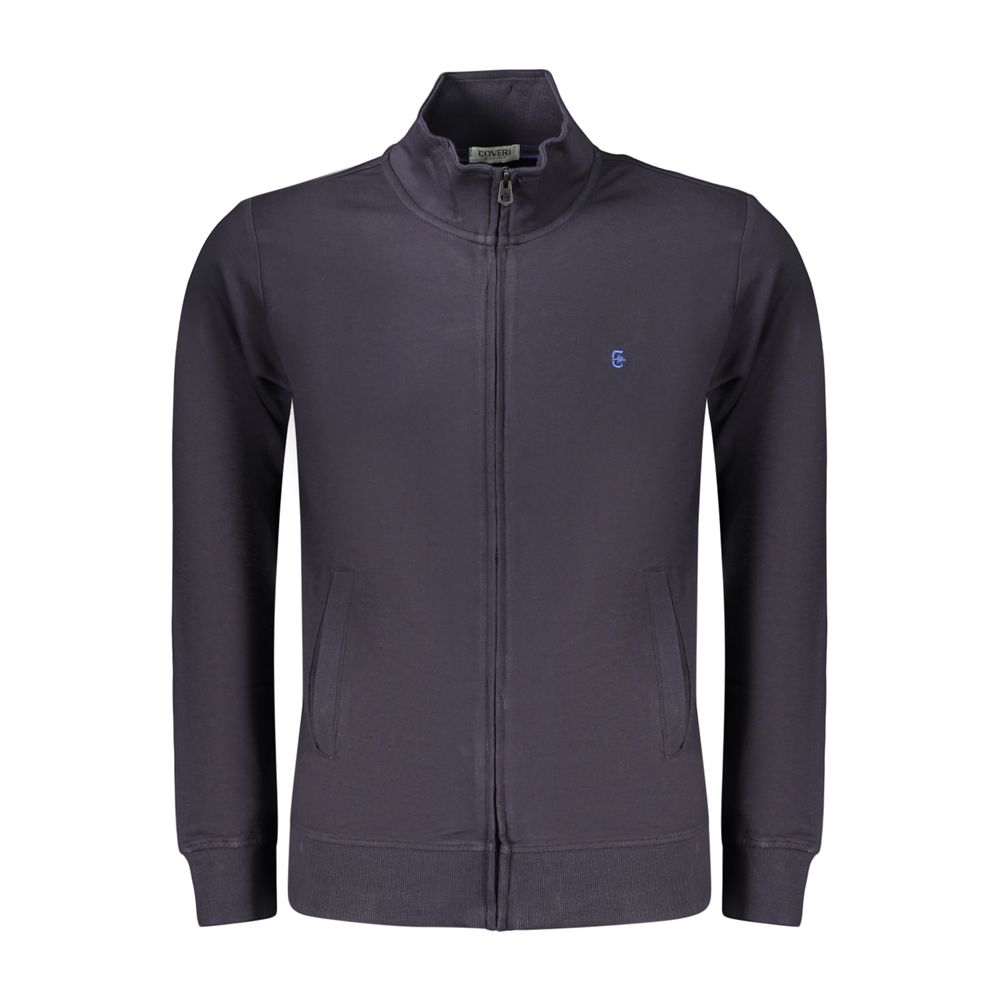 Coveri Moving Blue Cotton Sweatshirt